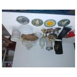 Cheese Dish, Tupperware Small Tops, Candle