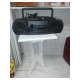 CD/Cassette/radio Player & Table