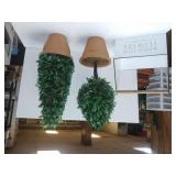 Fake Potted Plants & Carrying Flower Box