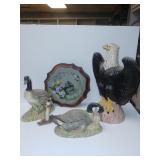 Eagle, Goose Figurines,  Pain Wall Art