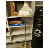 Gold Toned Floor Lamp