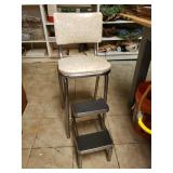 Vintage Step Stool Chair