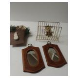 Small Wall Mirrors, Winter Wall Decor & Napkin