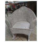Small Wicker Rocking Chair