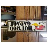 Hot Rod Garage Light Up Sign (Untested)