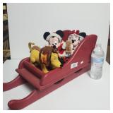 Christmas Festive Minnie, Mickey And Pluto, And