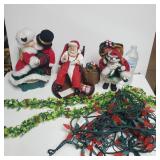 Santa Figurines, Fake Holy Chain, Red String
