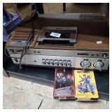 Beta order Video Cassette Recorder & (2) VHS