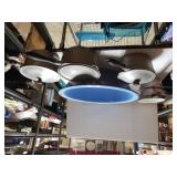 Wash Bowl, Metal Saucepans, Red/white Sauce Pans