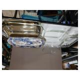 China Serving Dish, Pyrex Bowl, Loaf Dish &