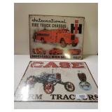 Case Farm Tractors & International Fire Truck