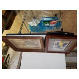 Kid Skating Painting  & Seaport Picture