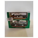 2001 Mini Hess Truck & 2004 Mini Tanker Truck