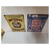 Gilmore Gasoline & Socony Motor  Gasoline Signs