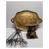 Plate Display Holders, Tin Like Piano Player