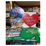 Assorted Holiday Sign Displays