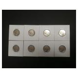 8 Buffalo Nickels