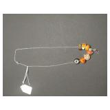 Art Murano Halloween Necklace