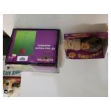 Glass Pumpkin Metal Stand & Crawling Hand