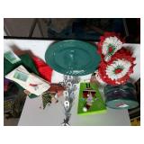 Christmas Tins, Kitchen Towels, Plate, Decor &
