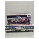 Hess Rescue Truck & Toy Truck And Helicopter
