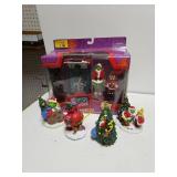 Grinch Mt Crumpets Sled & Grinch Figures
