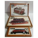Tyco Kit Machine Shop, Gravel Dump Set & Dump Car