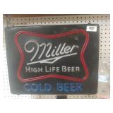 LED Miller Beer Sign