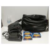 Panasonic Palmcorder IQ W/ Charger & 3 VHS-C