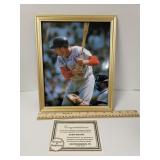 Stan Musial Signed Framed Photo W/COA - 8"×10" -