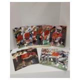 (12) Mammoth Football Trading Cards