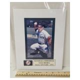 Yogi Berra Signed Photo W/COA - Matted To Be