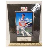 Stan Musial Signed Photo W/COA - Matted To Be