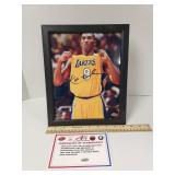 Kobe Bryant Signed Framed Photo W/COA - 8"×10"