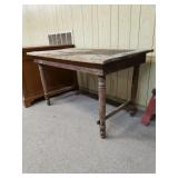 Wooden Work Table - Great Refinishing Project