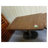 Rectangle Table With Round Corners With Stand -