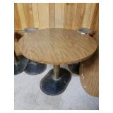 Round Dining Table - 36"x 30", Stand Not Attached