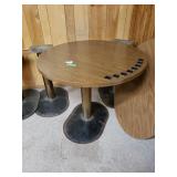 Round Table With Pool Cue Holes - Stand Not
