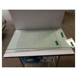 (3) Sheets Of Glass - One Chipped