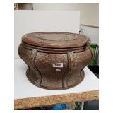 Wicker Like Storage Containers