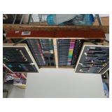 Carrying Case Of Different Kinds Of Coloring