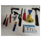 Assorted Tools - Hammer, Tap Wrench Set, And More