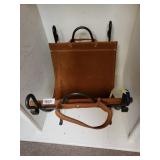 Wrought Iron Log Holder With Canvas Carrier