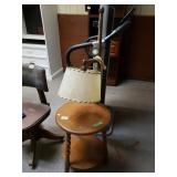 End Table With Connected Lamp 18"x 52"