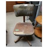 Vintage Rolling Desk Chair