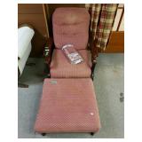 3 Piece Chair, Ottoman, And Blanket Set