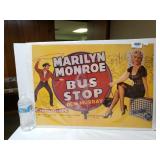 Vintage Marilyn Monroe In Bus Stop Sign