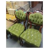 Green Living Room Chairs (2)