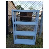 Blue Plastic Shelves