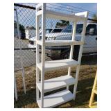 Plastic Shelves - 30"x 11"x 67"
